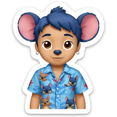 Stitch y lilo sticker