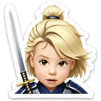 Warrior Samurai sticker