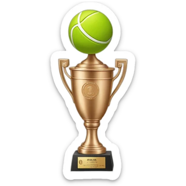 Rolan garros trophée sticker