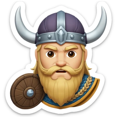 bana kick yayınları için sakallır sarışın viking abonelik rozeti oluştur sticker