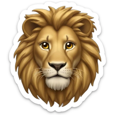 Lion de l’atlas qui rugit sticker