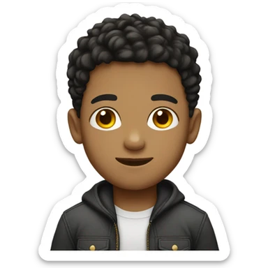 Light skin boy  sticker