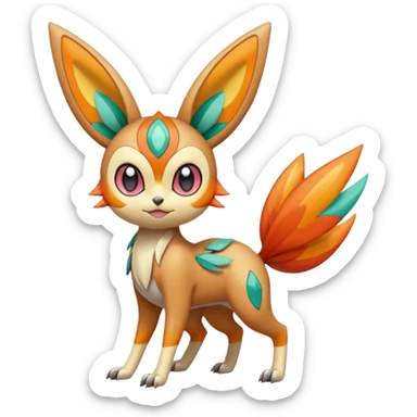 Meloetta-Victini-Pokémon-Fakémon-creature sticker