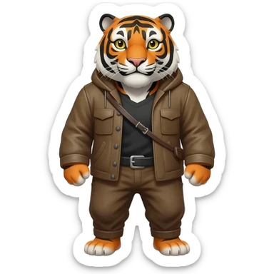 tiger thief sticker