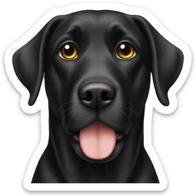 black lab sticker