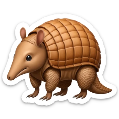 ARMADILLO LEFT sticker