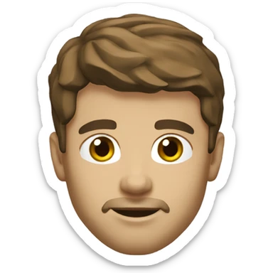 player on the boston bruins white male no beard short brown hair sticker