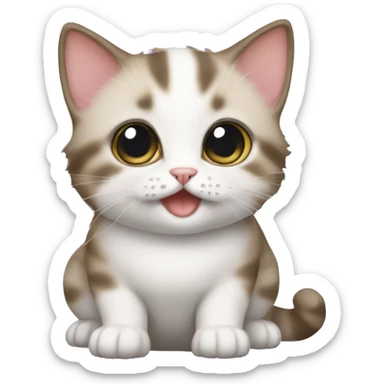 munchkin cat sticker