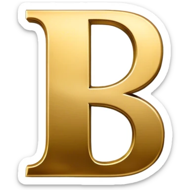 The letter R sticker