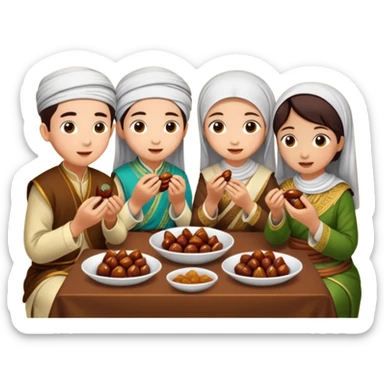 Job job job sahur and tung tung tung sahur sticker