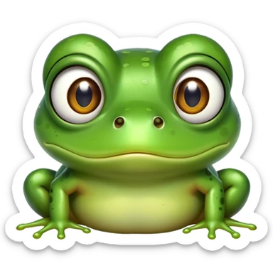 Coolest Frog Ever sticker