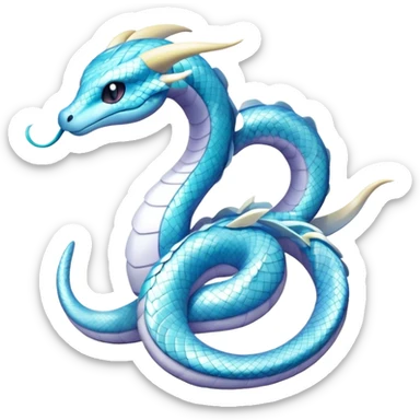 Seviper-Dragonair-Dratini-hybrid, full body, sticker