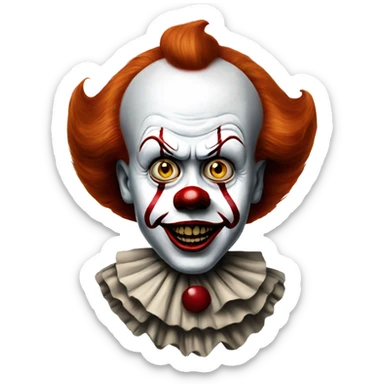 pennywise the clown sticker
