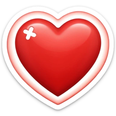 Emoji de corazon sticker