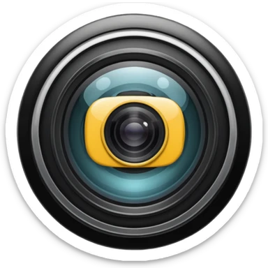 Create an emoji that reflects camera sticker