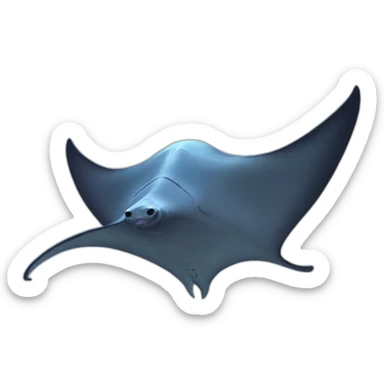 manta-ray sticker