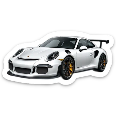 Porsche gt3rs sticker