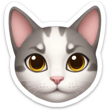 Ballerina  cat sticker