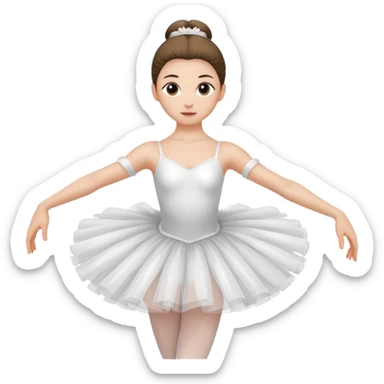 Ballet dancer sticker