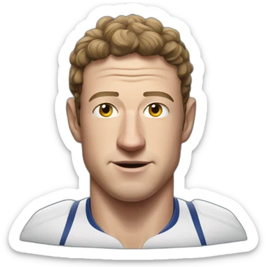 mark zuckerberg mma fighter sticker
