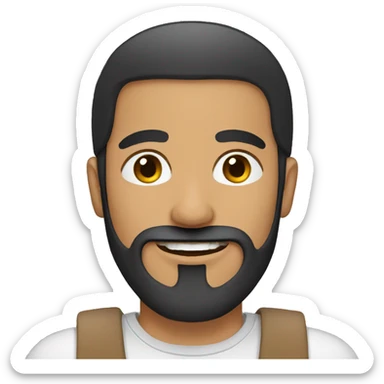 arab man with beard sticker