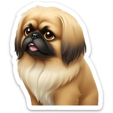 pekingese  sticker