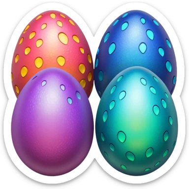 Secret dragon eggs sticker