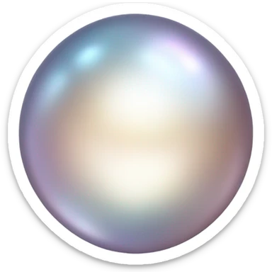 Shining perl sticker