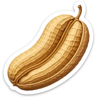 a Peanut with detail (no face) sticker