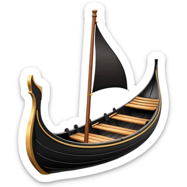 venice gondola sticker