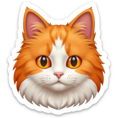 Give me moreCat, cat, animal, animal, oh animal, cats, cats, cats, animal, animal, not a human sticker