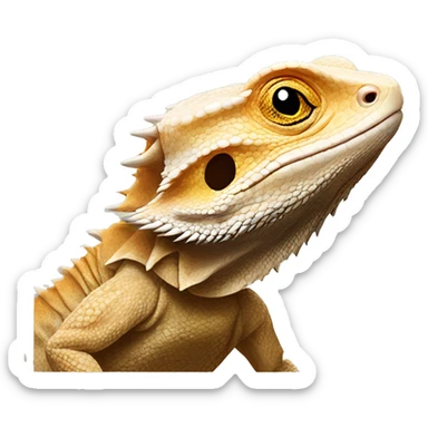 Bearded dragon  sticker