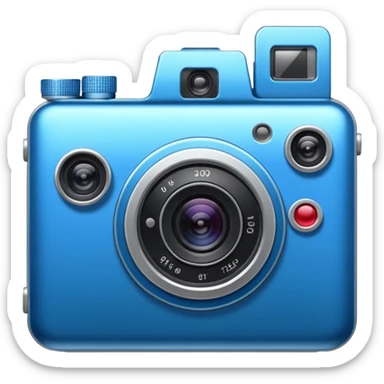 blue file camera sticker
