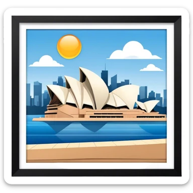 sydney opera house sticker
