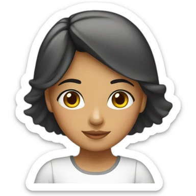 Tunisian girl sticker