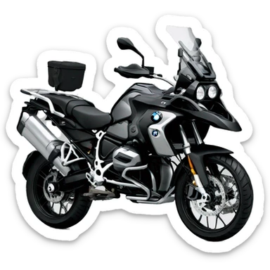 BMW gs 1200 black sticker