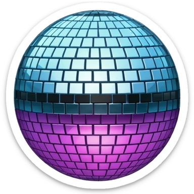 disco ball emoji iphone sticker