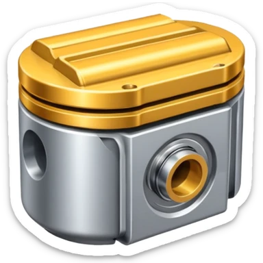 Car Engine Piston sticker