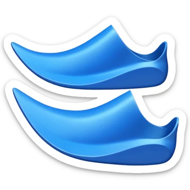 diver fullfoot fins sticker