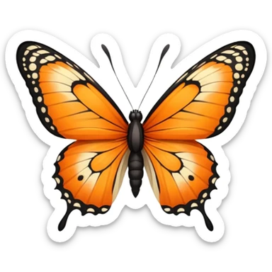 papillon sticker