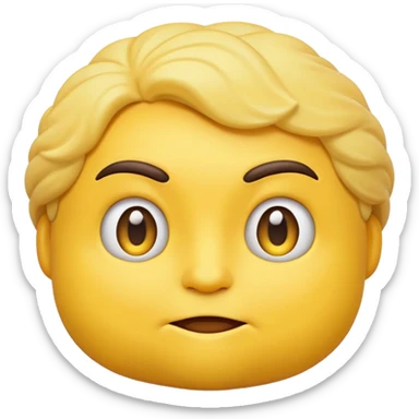 conceited emoji sticker