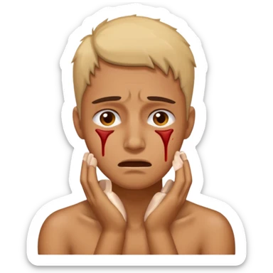 pain and suffering sticker