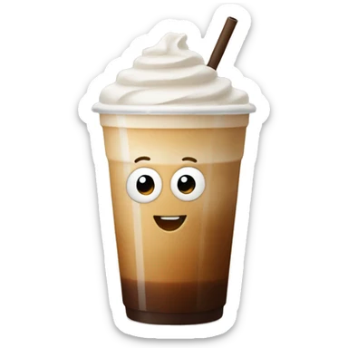 Iced latte sticker