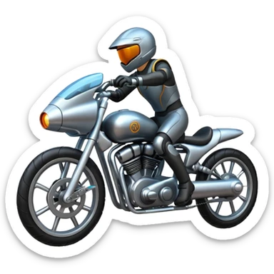 Bullet bike hunter  sticker
