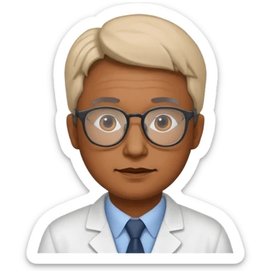 generate a scientist economist sticker