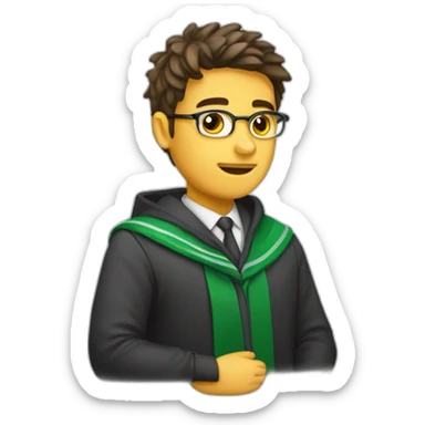 estudiante nervioso sticker