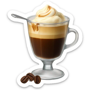Espresso affogato sticker