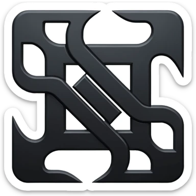 45⁰ rotating swastika sticker