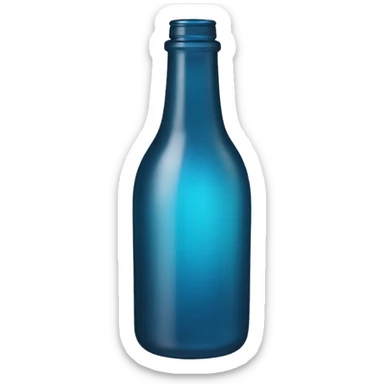 Bottle Blue￼ sticker
