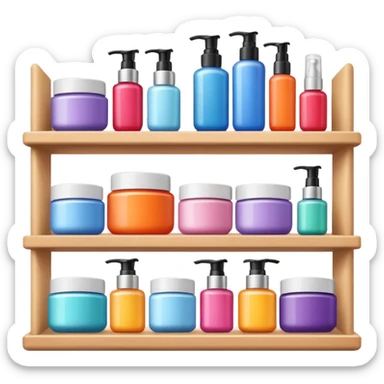 Skincare sticker